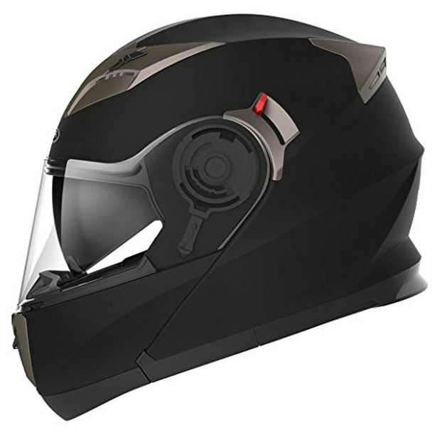 ILM Carbon Fiber Motorcycle Street Bike Helmet 2 Visors Full Face Professional Racing Casco for Men Women DOT Approved 